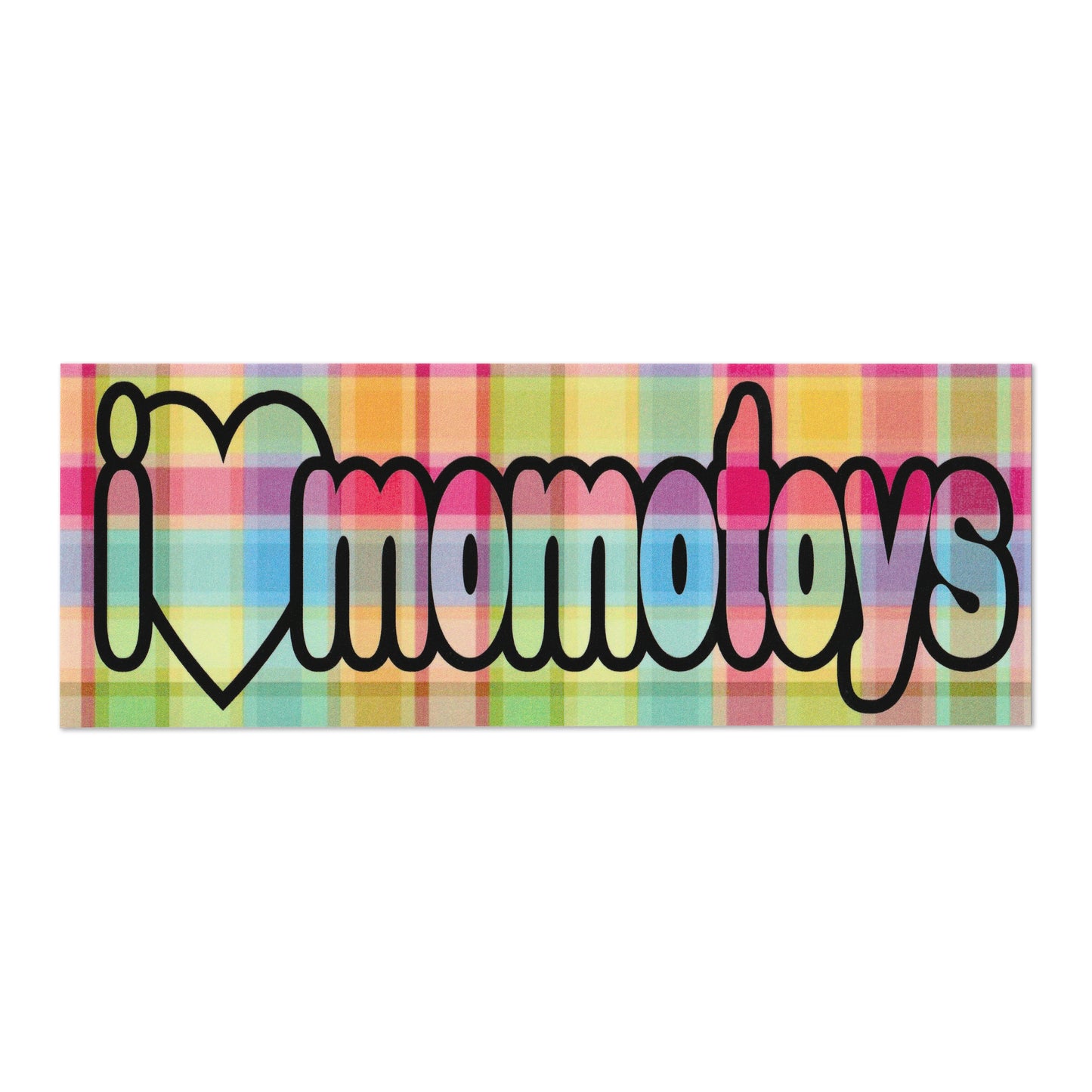 "I LOVE MOMOTOYS" BUMPER STICKER