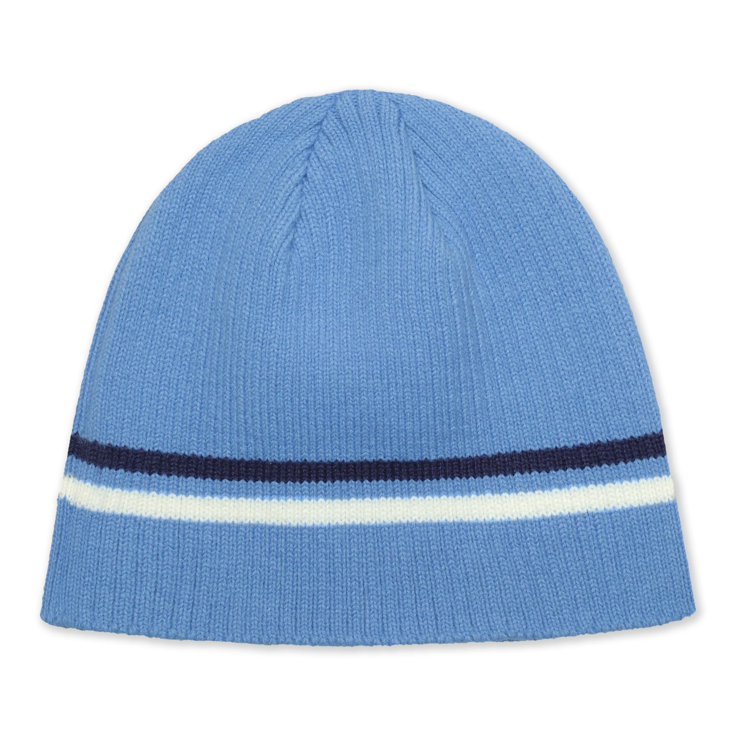 BUBBLE M STRIPE BEANIE -UNC BLUE
