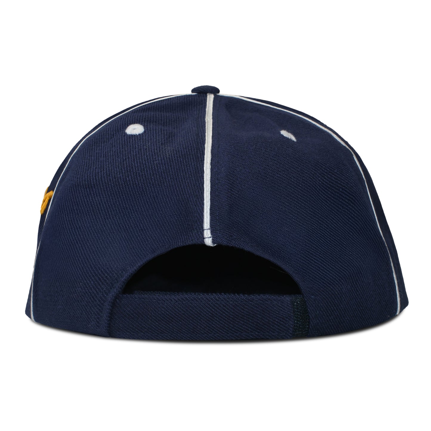 CONTRAST STITCH CURSIVE HAT
