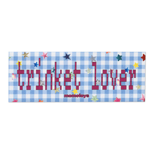 "TRINKETS LOVER" BUMPER STICKER