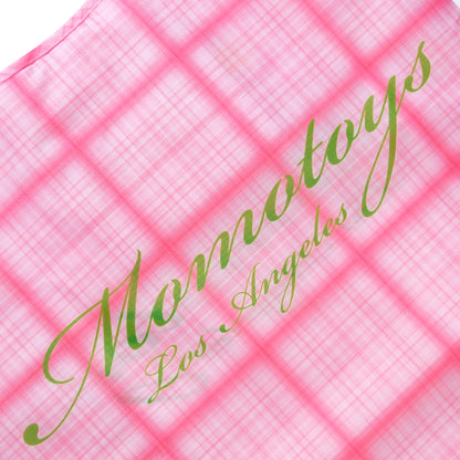 PINK PLAID REUSABLE BAG