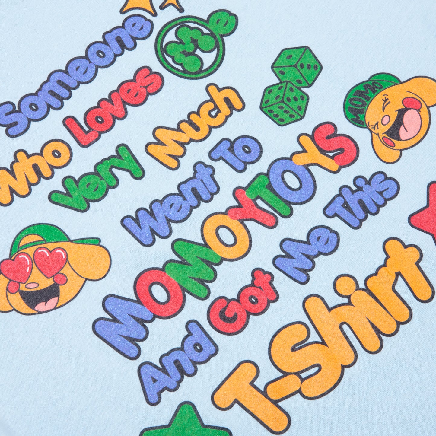 SOUVENIR BABY TEE -BABY BLUE