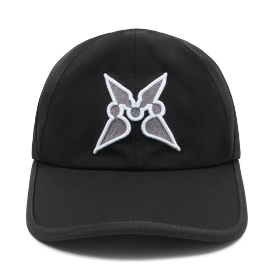 SPORTY M RUNNING HAT -BLACK