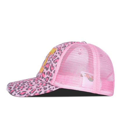 MT HAT - PINK CHEETAH