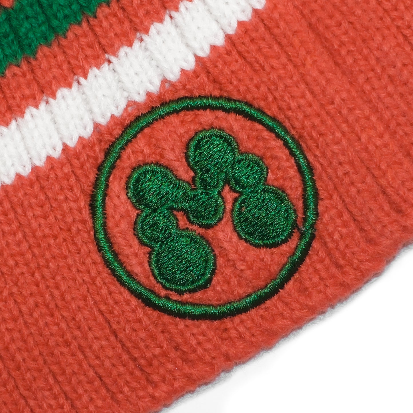 BUBBLE M STRIPE BEANIE -ORANGE