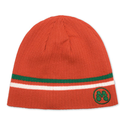 BUBBLE M STRIPE BEANIE -ORANGE