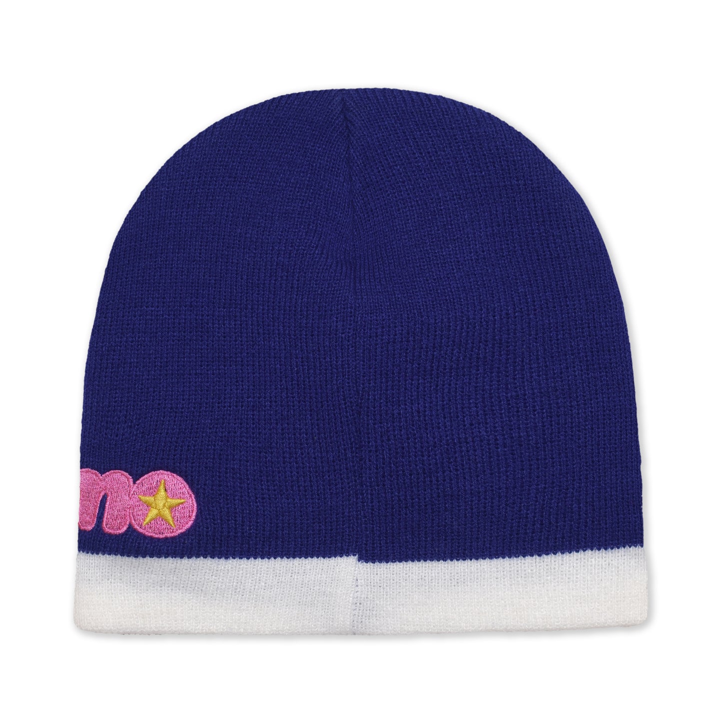 2 TONE STAR BEANIE -BLUE