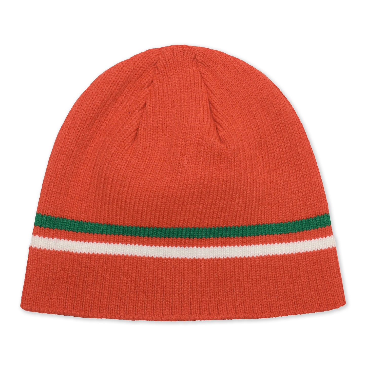BUBBLE M STRIPE BEANIE -ORANGE