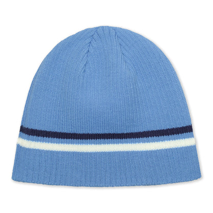 BUBBLE M STRIPE BEANIE -UNC BLUE
