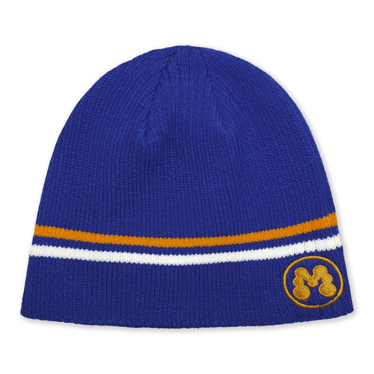 BUBBLE M STRIPE BEANIE -BLUE
