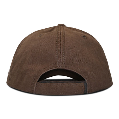 DISTRESSED BUBBLE M HAT -PINK/BROWN