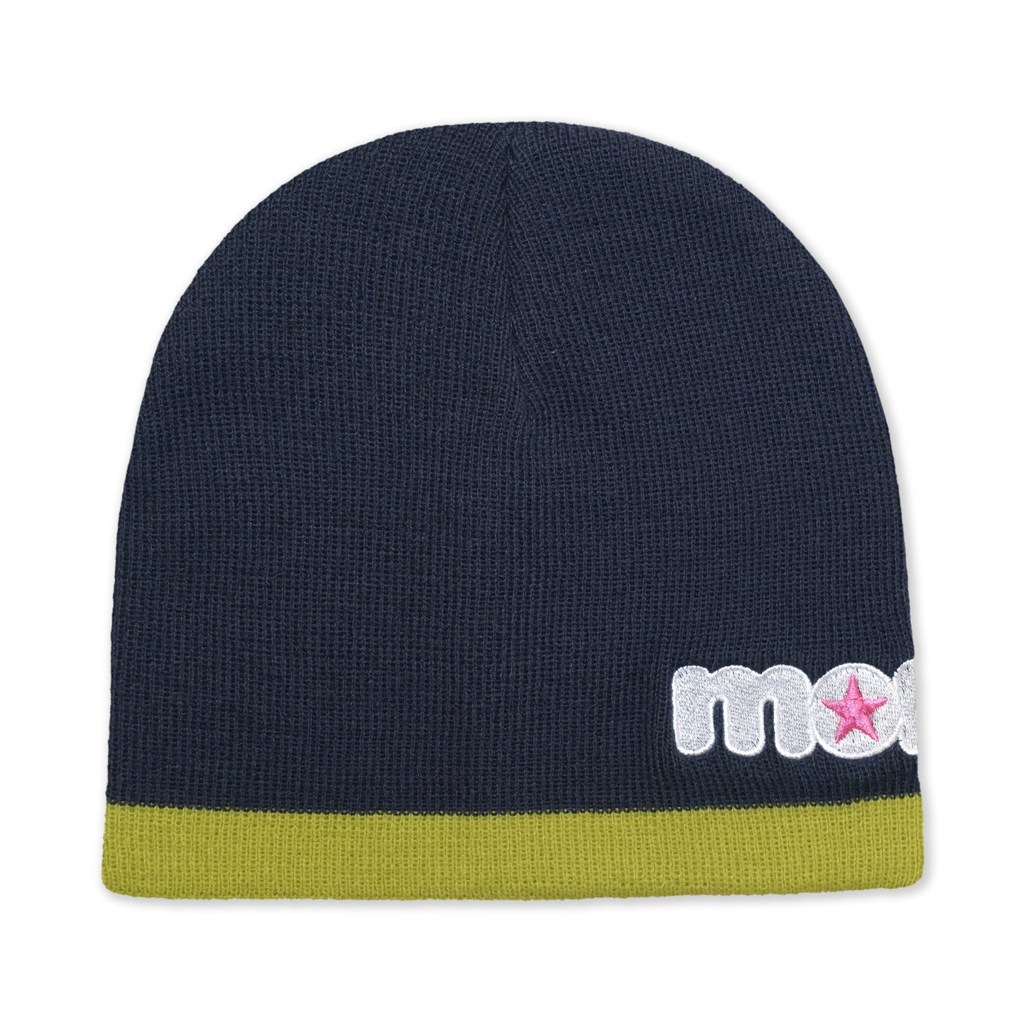 2 TONE STAR BEANIE -TEAL GREEN
