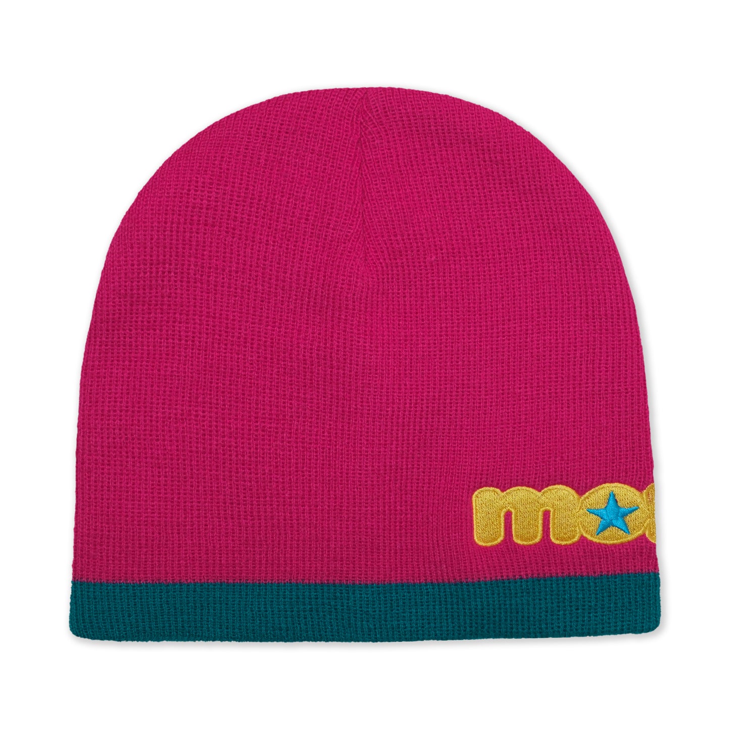 2 TONE STAR BEANIE -PINK