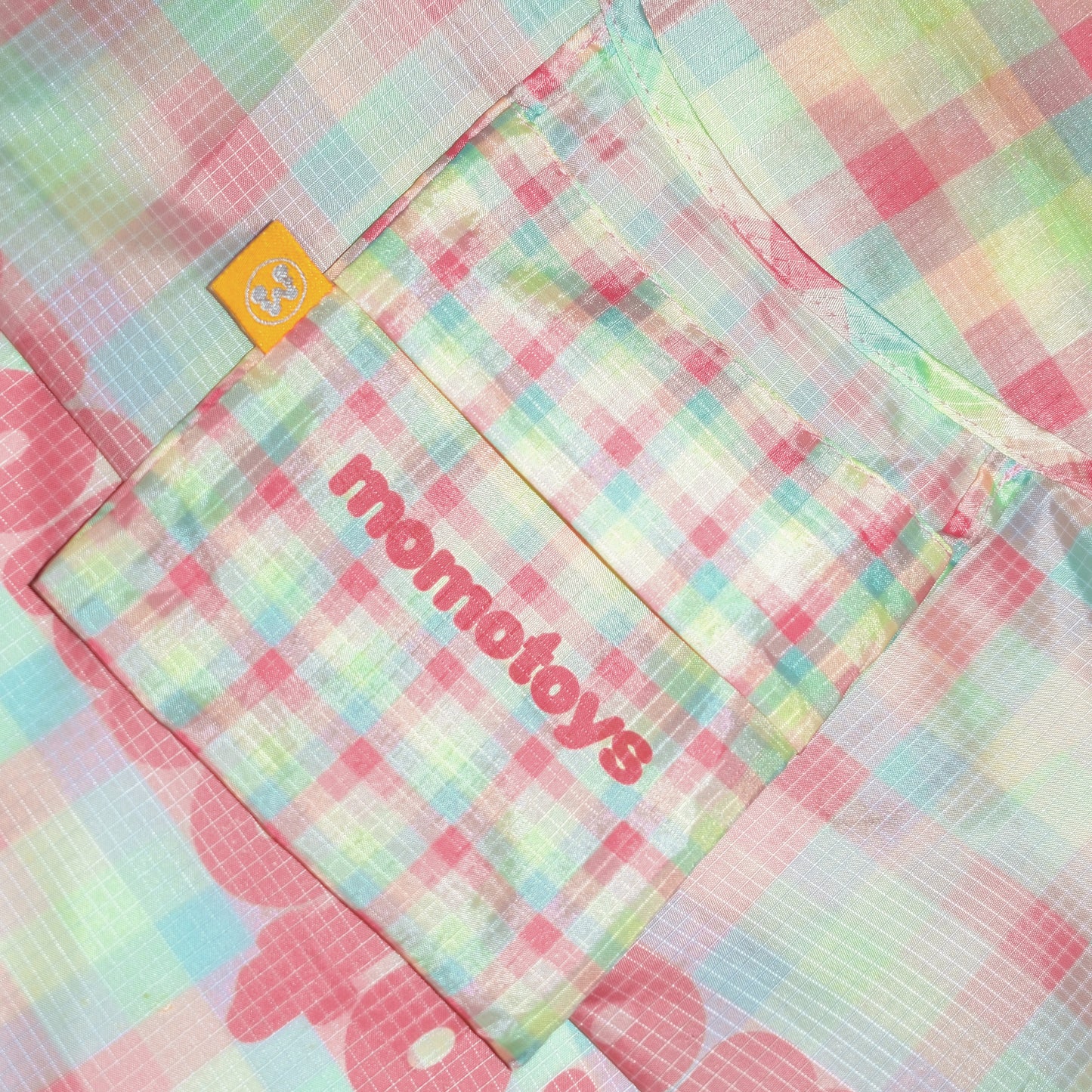 GREEN PLAID REUSABLE BAG