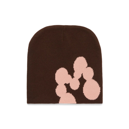 BUBBLE M BEANIE -BROWN