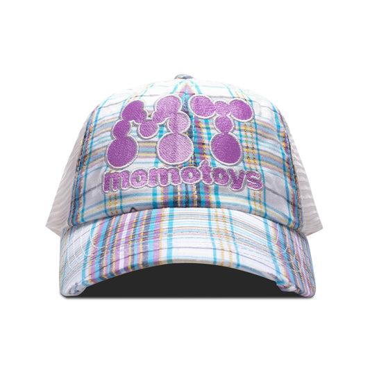 MT HAT - WHITE PLAID